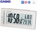 已完售,CASIO DQD-670J-8JF(日本國內款):::溫度濕度數字型電波鬧鐘(日本電波接收)