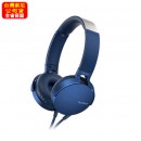 已完售,SONY MDR-XB550AP/L藍色(公司貨):::重低音耳罩式立體聲耳機,EXTRA BASS,內建麥克風手機免持通話,MDRXB550AP