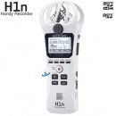代購,ZOOM H1n,W白色(日本國內款):::PCM專業數位錄音機,Handy Recorder,microSD,24 bit,96KHz,WAV,MP3格式錄音,刷卡或3期,H1ne