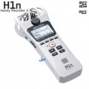 代購,ZOOM H1n,W白色(日本國內款):::PCM專業數位錄音機,Handy Recorder,microSD,24 bit,96KHz,WAV,MP3格式錄音,刷卡或3期,H1ne