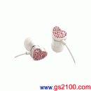 ELECOM EHP-AIN30WPN:::EAR DROPS高傳真內耳塞式耳機(長線)女性專用,刷卡不加價或3期零利率(免運費商品)