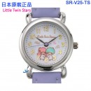 Little Twin Stars雙子星 SR-V25-TS紫色(日本原裝):::流行錶,卡通錶,兒童錶,孩童錶,學生錶,時尚錶,刷卡或3期,SRV25