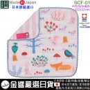 【金響日貨】七福 issoecco SCF-01粉紅色(日本原裝):::日本製,森林系列,小方巾,小毛巾,手帕,今治毛巾認證,刷卡或3期
